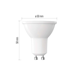 LED žárovka Classic MR16 / GU10 / 3 W (32 W) / 345 lm / teplá bílá, 3 ks