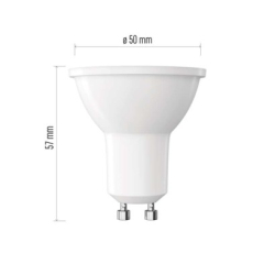 LED žárovka Classic MR16 / GU10 / 8,4 W (60 W) / 806 lm / teplá bílá, 3 ks