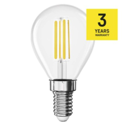 LED žárovka Filament Mini Globe / E14 / 5,9 W (60 W) / 806 lm / teplá bílá