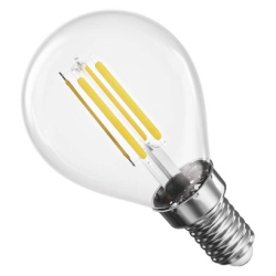 LED žárovka Filament Mini Globe / E14 / 5,9 W (60 W) / 806 lm / teplá bílá