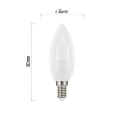 LED žárovka True Light svíčka / E14 / 4,2 W (40 W) / 470 lm / neutrální bílá