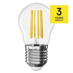 LED žárovka Filament Mini Globe / E27 / 5,9 W (60 W) / 806 lm / teplá bílá