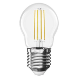 LED žárovka Filament Mini Globe / E27 / 3,4 W (40 W) / 470 lm / teplá bílá