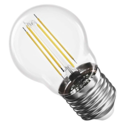 LED žárovka Filament Mini Globe / E27 / 3,4 W (40 W) / 470 lm / neutrální bílá