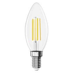 LED žárovka Filament svíčka  / E14 / 7 W (75 W) / 1055 lm / neutrální bílá