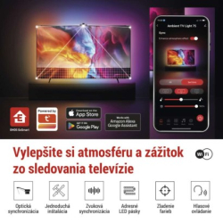 GoSmart Ambientní LED RGB osvětlení za TV 55“ (139 cm)