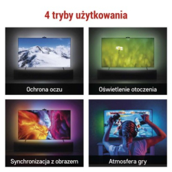 GoSmart Ambientní LED RGB osvětlení za TV 65“ (164 cm)