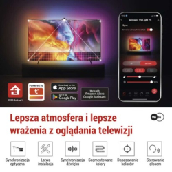 GoSmart Ambientní LED RGB osvětlení za TV 75“ (189 cm)