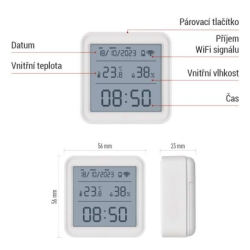 GoSmart Digitální bezdrátový teploměr EGS0101 ZigBee