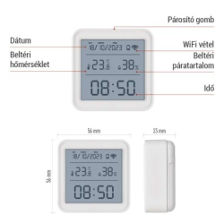 GoSmart Digitální bezdrátový teploměr EGS0101 ZigBee