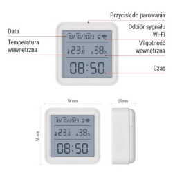 GoSmart Digitální bezdrátový teploměr EGS0101 ZigBee