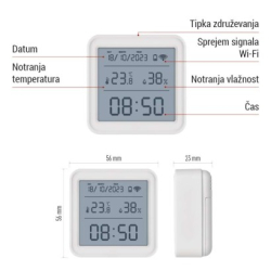 GoSmart Digitální bezdrátový teploměr EGS0101 ZigBee