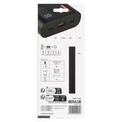 Powerbanka EMOS NTBF30, 27 000 mAh, 100 W PD, černá