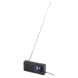 Přenosné rádio s Bluetooth, MP3, DAB / DAB+ / FM, černé