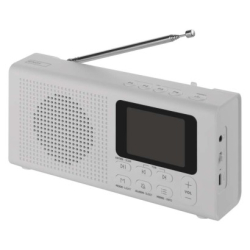 Přenosné rádio s Bluetooth, MP3, DAB / DAB+ / FM, bílé