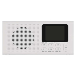 Přenosné rádio s Bluetooth, MP3, DAB / DAB+ / FM, bílé