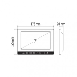 Videotelefon 7" LCD EM-10AHD