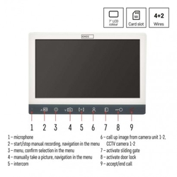 Videotelefon 7" LCD EM-10AHD